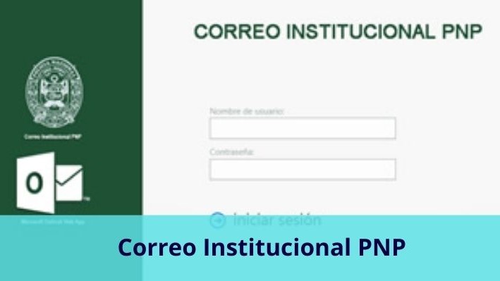 correo institucional de la PNP