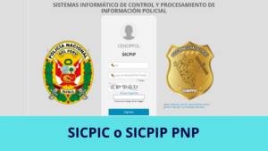 SICPIC o SICPIP PNP