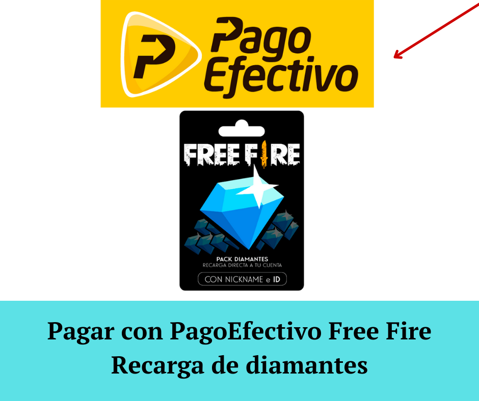 Pagar con PagoEfectivo Free Fire Recarga de diamantes